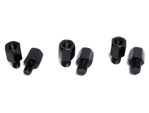 Universal Conversion Kit Screws for 8mm RH/RH Mirrors - Color: BLACK.
