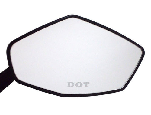 Universal Mirror Set, 8mm RH/RH Thread - BLACK