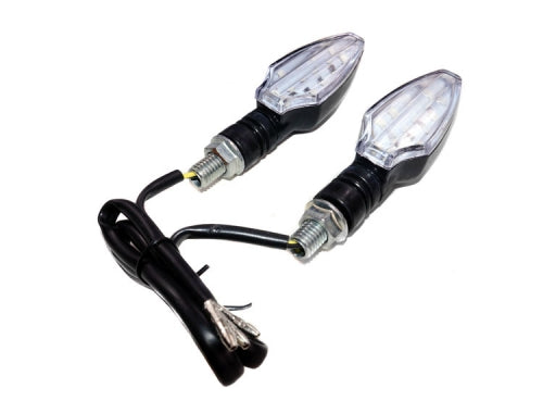 MYK Universal LED Turn Signal Black #11220 AMBER LED