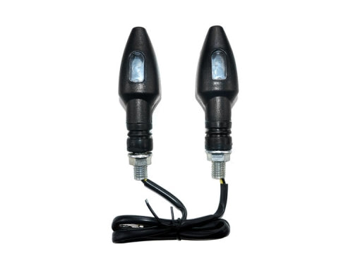 MYK Universal LED Turn Signal Black #11220 AMBER LED