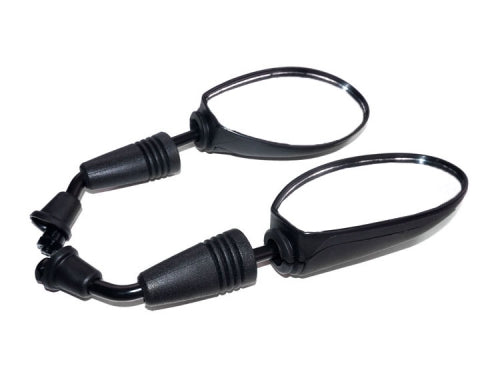 MYK Universal Mirror Set, 10mm RH/RH Thread - BLACK