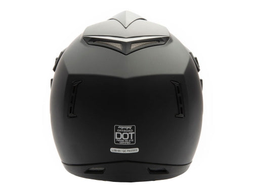 OFF Road MMG Helmet. Model 30. Color: Matte Black. *DOT APPROVED* *FREE GOGGLES INCLUDED*